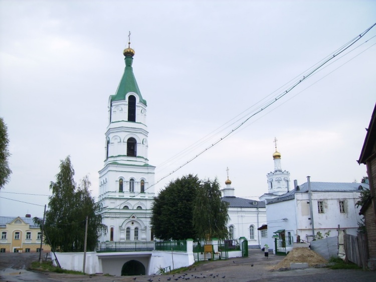 Рязань. Собор Бориса и Глеба. общий вид в ландшафте