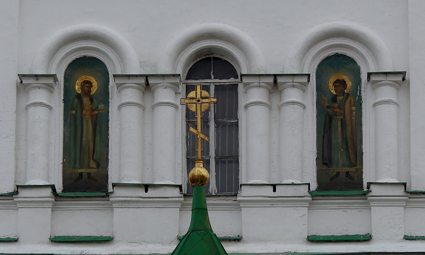 Собор Бориса и Глеба, Рязань (Рязань, город, Рязанская область). архитектурные детали, Второй ярус колокольни