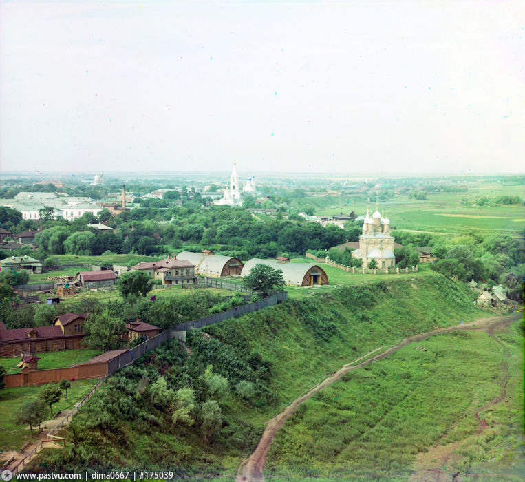 Рязань. Церковь Спаса Преображения на Яру. архивная фотография,  Фото с сайта pastvu.ru Фото С.М.Прокудина-Горского Фото 1912 г.