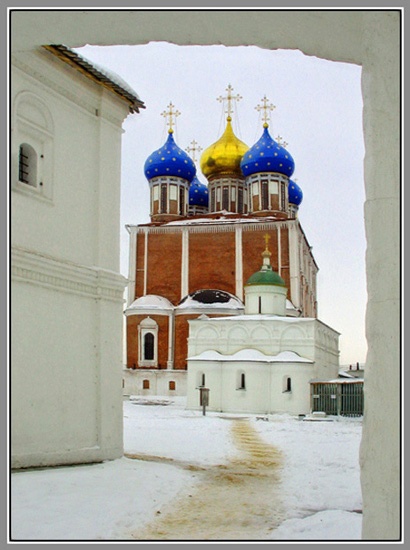 Рязань. Кафедральный собор Успения Пресвятой Богородицы. фасады