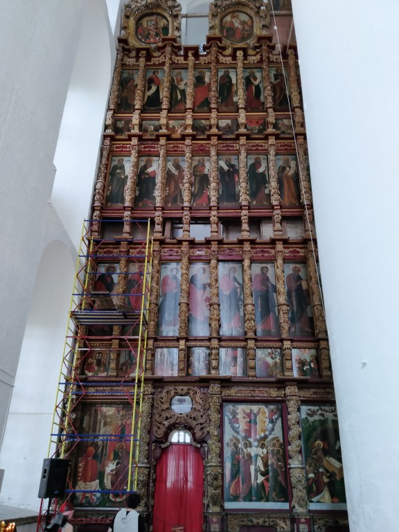 Рязань. Кафедральный собор Успения Пресвятой Богородицы. интерьер и убранство, левая боковая часть иконостаса