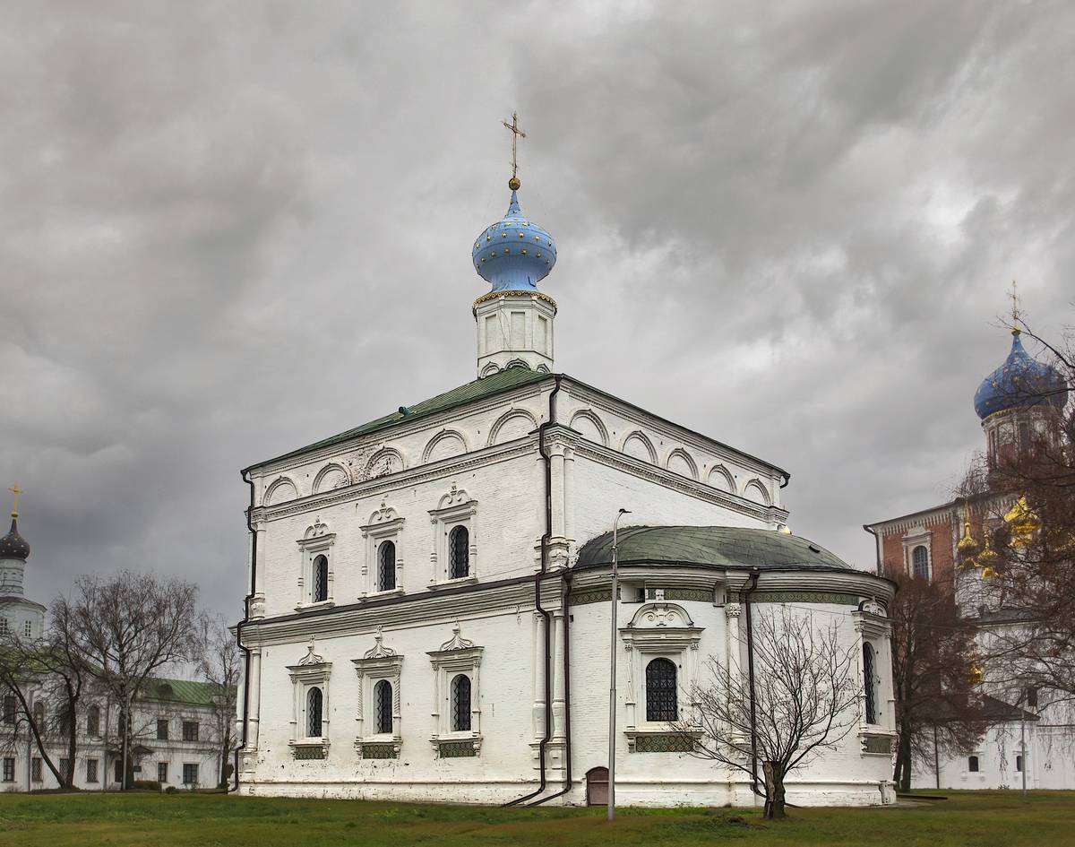 общий вид в ландшафте. Спасо-Преображенский монастырь. Собор Преображения Господня, Рязань (Рязань, город, Рязанская область)