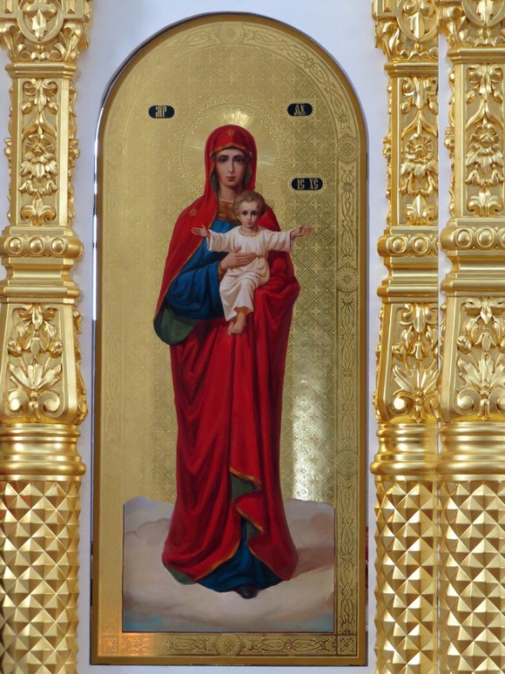Монастырщино. Церковь Рождества Пресвятой Богородицы. интерьер и убранство, Фрагмент центрального иконостаса, икона 
