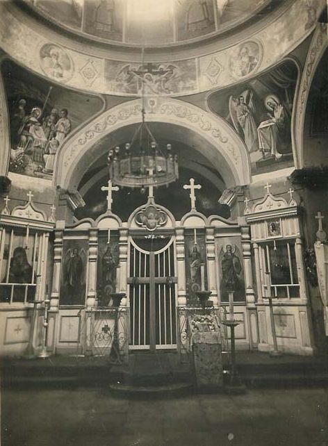 Богородицк. Собор Успения Пресвятой Богородицы. архивная фотография, Внутренний вид Успенского храма, 1950-е годы