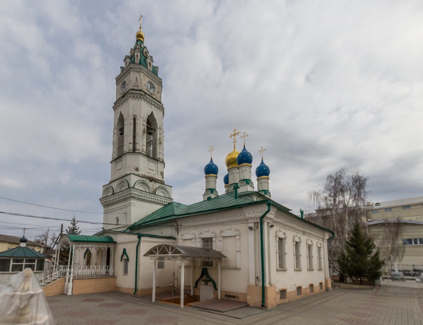 Тула. Церковь Благовещения Пресвятой Богородицы. общий вид в ландшафте