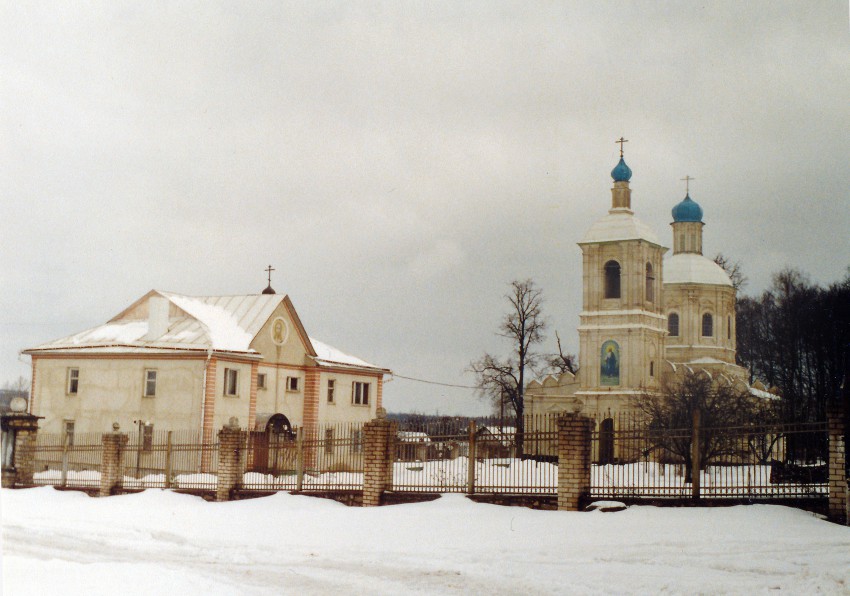 Тула (Горелки). Богородице-Рождественский монастырь. общий вид в ландшафте