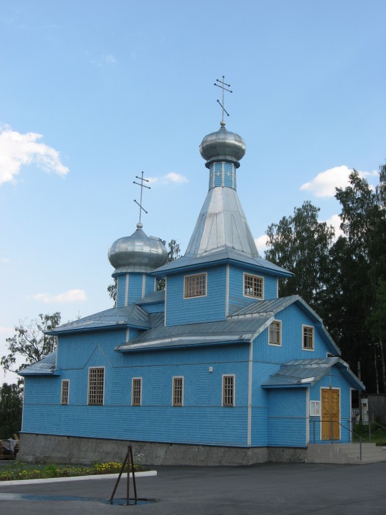 Лахденпохья. Церковь Илии Пророка. фасады, Общий вид с северо-запада