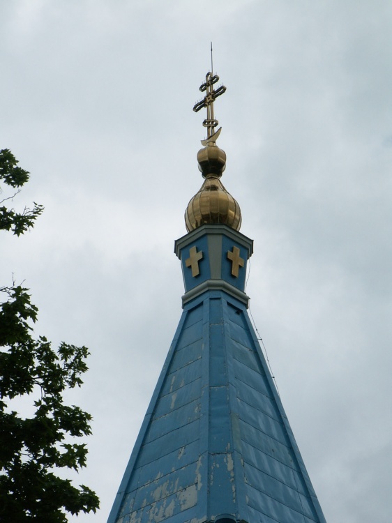 Сортавала. Церковь Николая Чудотворца. архитектурные детали, крест на колокольне