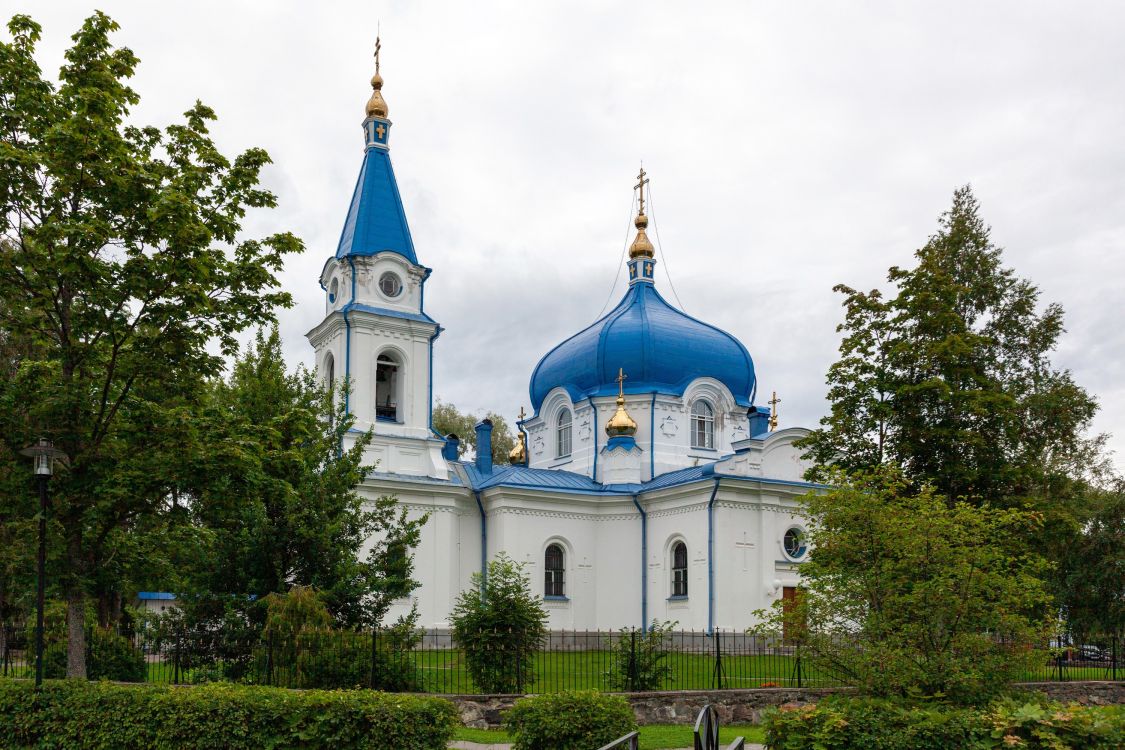 Сортавала. Церковь Николая Чудотворца. общий вид в ландшафте