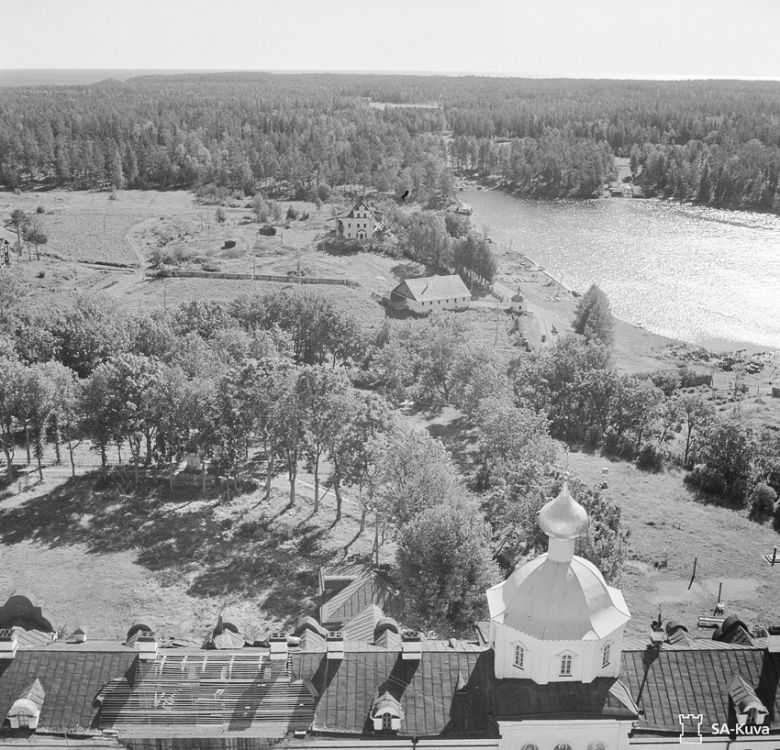 Валаамские острова. Спасо-Преображенский Валаамский монастырь. архивная фотография, Фото из Архива финских вооруженных сил SA-kuva