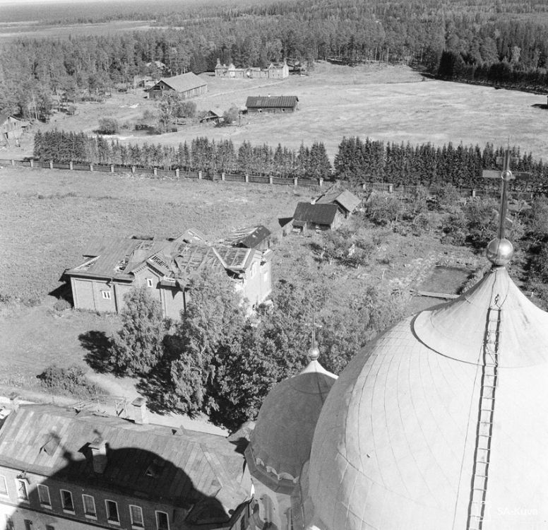 Валаамские острова. Спасо-Преображенский Валаамский монастырь. архивная фотография, Фото из Архива финских вооруженных сил SA-kuva