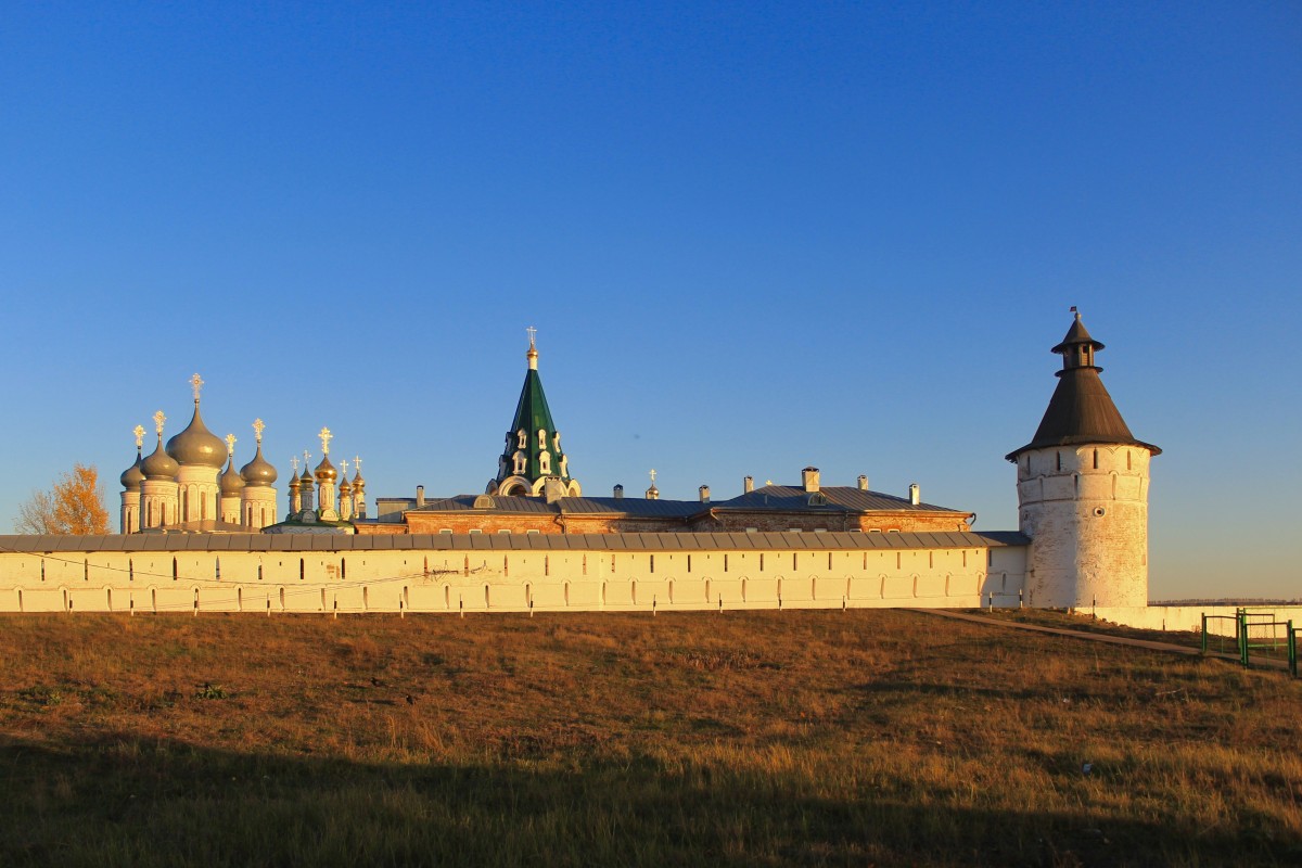Макарьево. Троицкий Макариев Желтоводский монастырь. фасады, Вид с запада