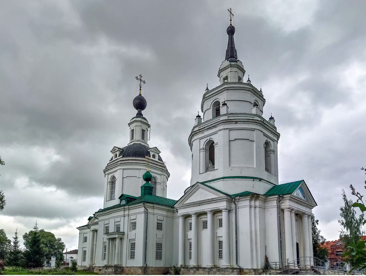 Большое Болдино. Церковь Успения Пресвятой Богородицы. фасады