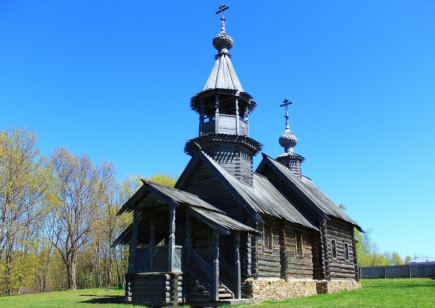 Большое Болдино. Часовня Михаила Архангела. фасады