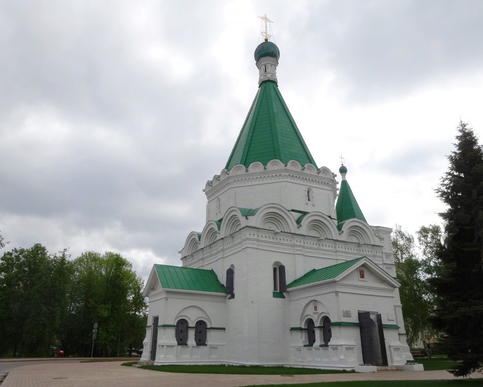 Кремль. Собор Михаила Архангела, Нижегородский район (Нижний Новгород, город, Нижегородская область). фасады, вид с северо-запада