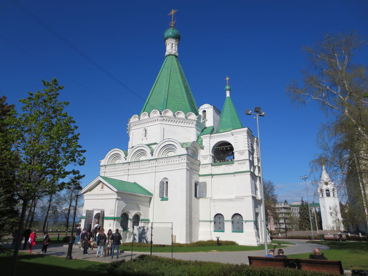 Кремль. Собор Михаила Архангела, Нижегородский район (Нижний Новгород, город, Нижегородская область). фасады