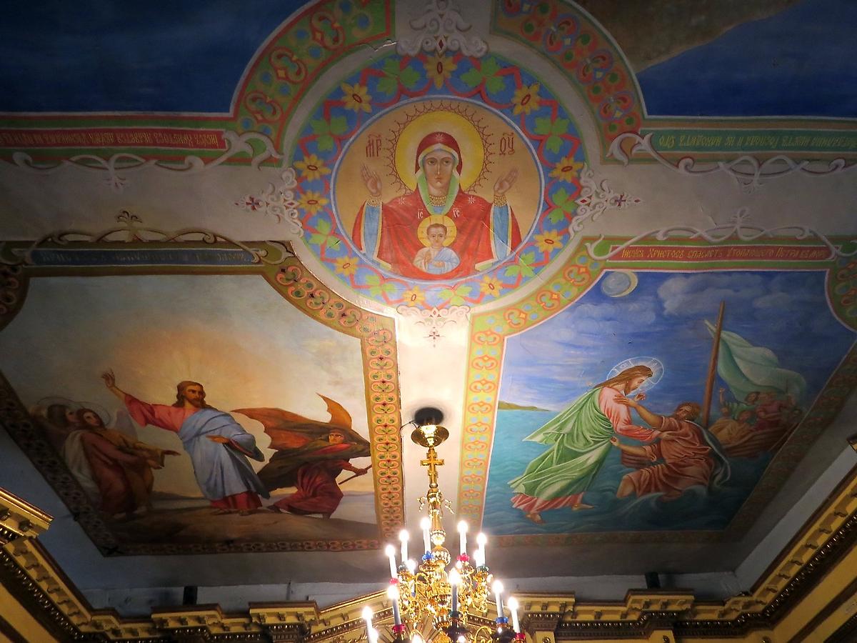 Своды трапезной, интерьер и убранство. Церковь Сретения Господня, Балахна (Балахнинский район, Нижегородская область)
