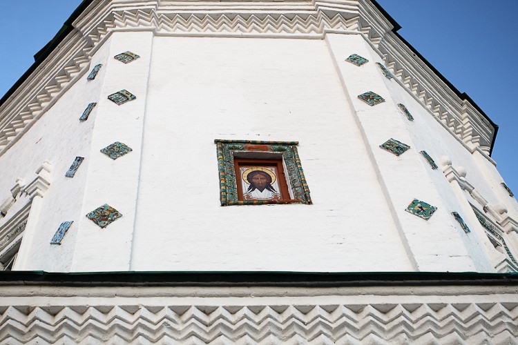 Церковь Спаса Нерукотворного Образа, Балахна (Балахнинский район, Нижегородская область). архитектурные детали, Фрагмент колокольни