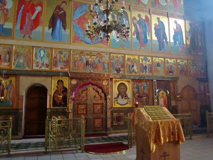 Церковь Спаса Нерукотворного Образа, Балахна (Балахнинский район, Нижегородская область). интерьер и убранство, иконостас (фрагмент)