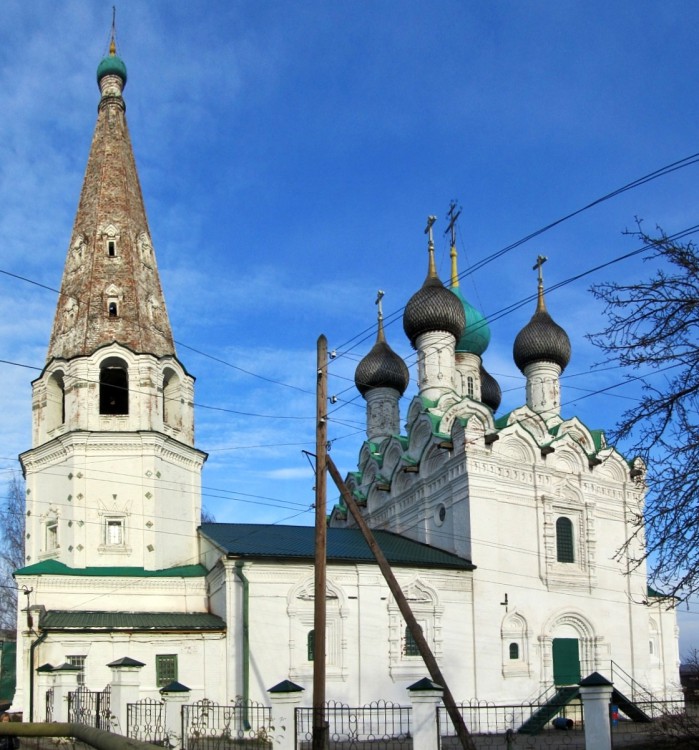 Балахна. Церковь Спаса Нерукотворного Образа. фасады, южный фасад (панорама)