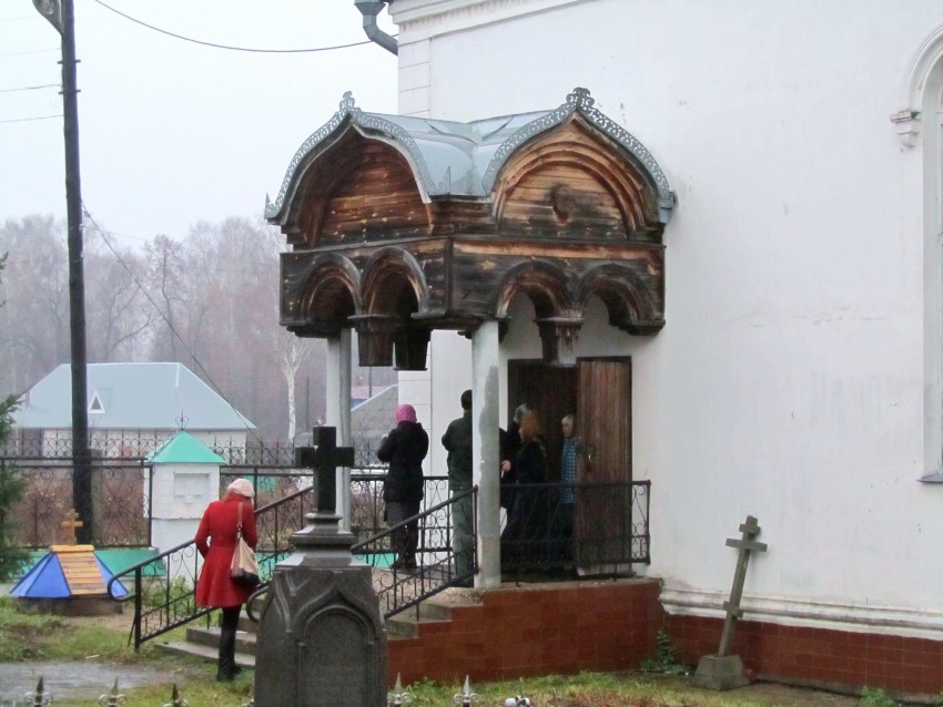 Рожново. Церковь Казанской иконы Божией Матери. архитектурные детали, крыльцо