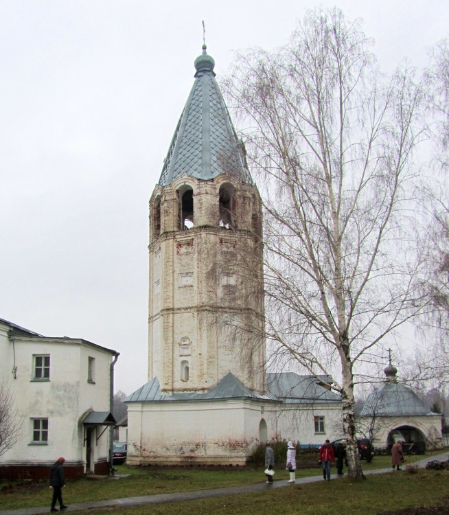 Церковь Казанской иконы Божией Матери, Рожново (Бор, ГО, Нижегородская область). фасады, колокольня, вид с юга