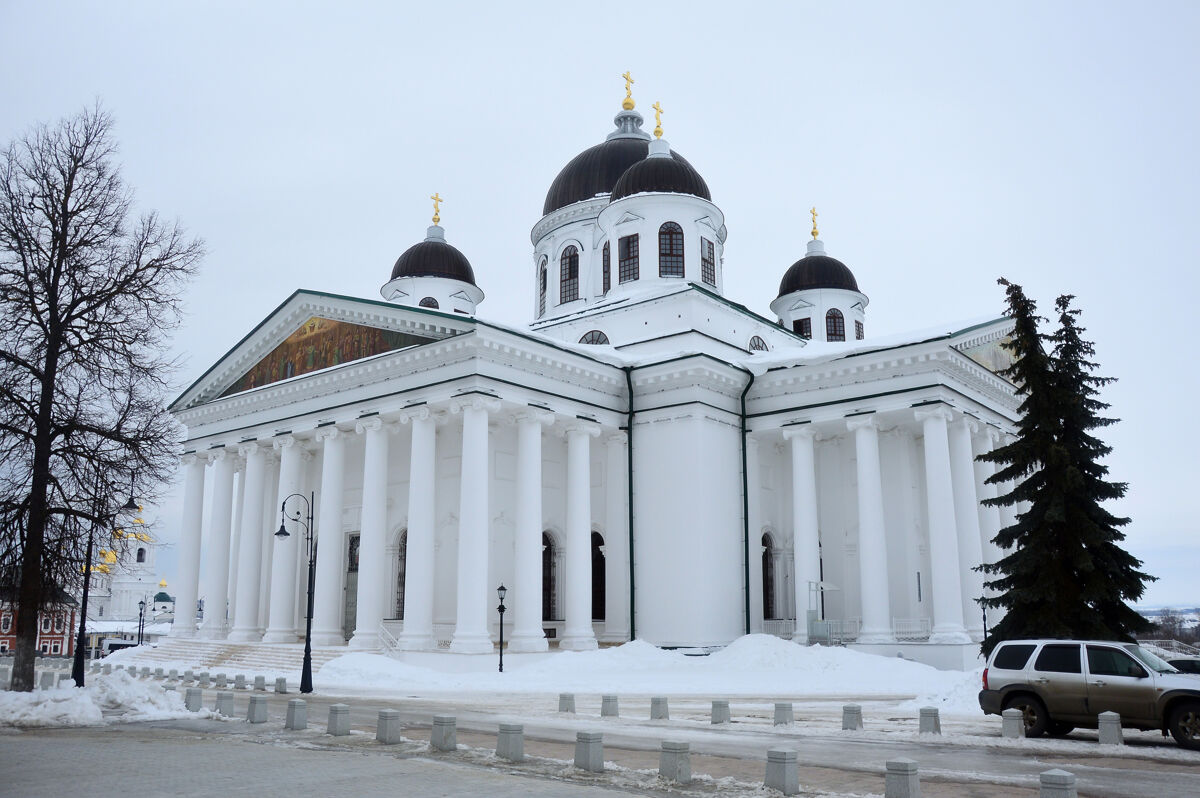 Арзамас. Кафедральный собор Воскресения Христова. фасады