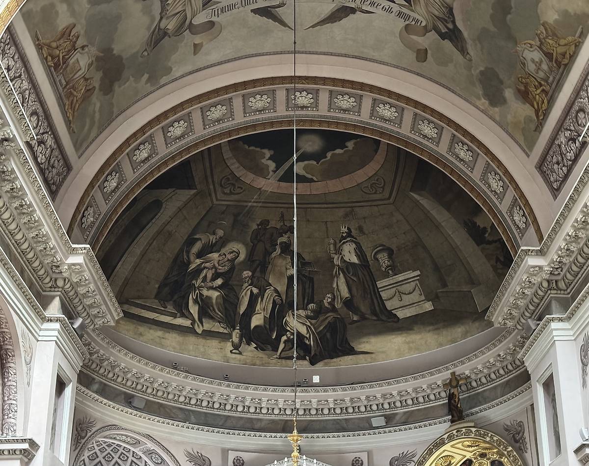 Западная конха, интерьер и убранство. Кафедральный собор Воскресения Христова, Арзамас (Арзамасский район и г. Арзамас, Нижегородская область)