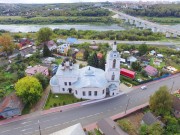 Церковь Преображения Господня "за верхом", Вид с севера, фото с квадрокоптера<br>, Калуга, Калуга, город, Калужская область