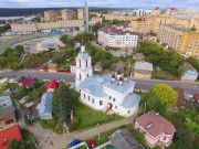 Церковь Преображения Господня "за верхом", Вид с юго-востока, фото с квадрокоптера<br>, Калуга, Калуга, город, Калужская область