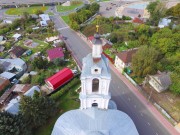 Церковь Преображения Господня "за верхом", Колокольня храма, фото с квадрокоптера<br>, Калуга, Калуга, город, Калужская область