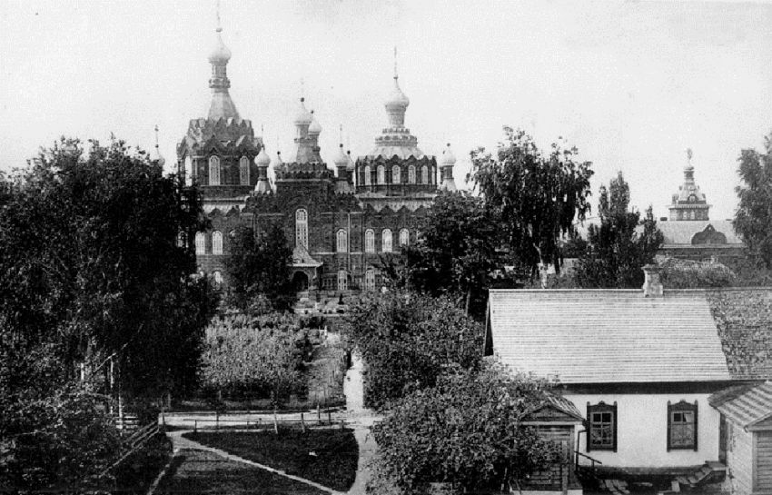 Казанская Амвросиевская пустынь, Старое Шамордино (Козельский район, Калужская область). архивная фотография