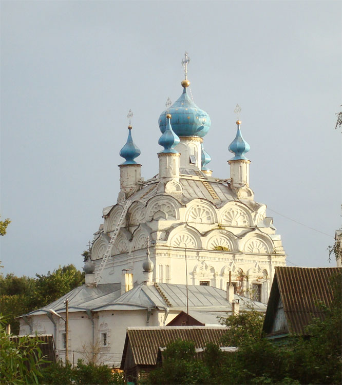 Спас-Загорье. Церковь Спаса Преображения. фасады