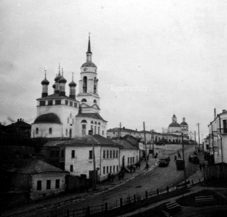 Кафедральный собор Благовещения Пресвятой Богородицы, Боровск (Боровский район, Калужская область). архивная фотография, Фото 1942 г. с аукциона e-bay.de