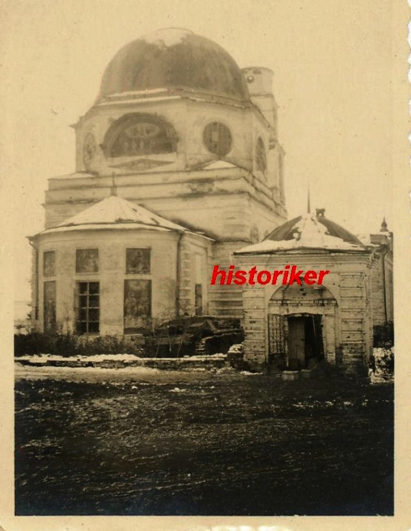 Церковь Покрова Пресвятой Богородицы, Недельное (Малоярославецкий район, Калужская область). архивная фотография, Фото 1941 г. с аукциона e-bay.de