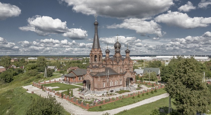 Церковь Тихвинской иконы Божией Матери, Козлово (Калуга, город, Калужская область). фасады