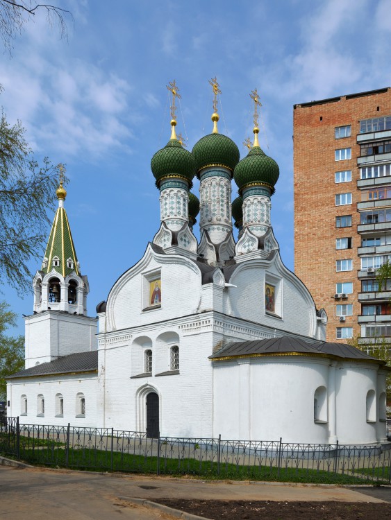 Нижегородский район. Церковь Успения Пресвятой Богородицы на Ильинской горе. фасады, Вид с юго-востока