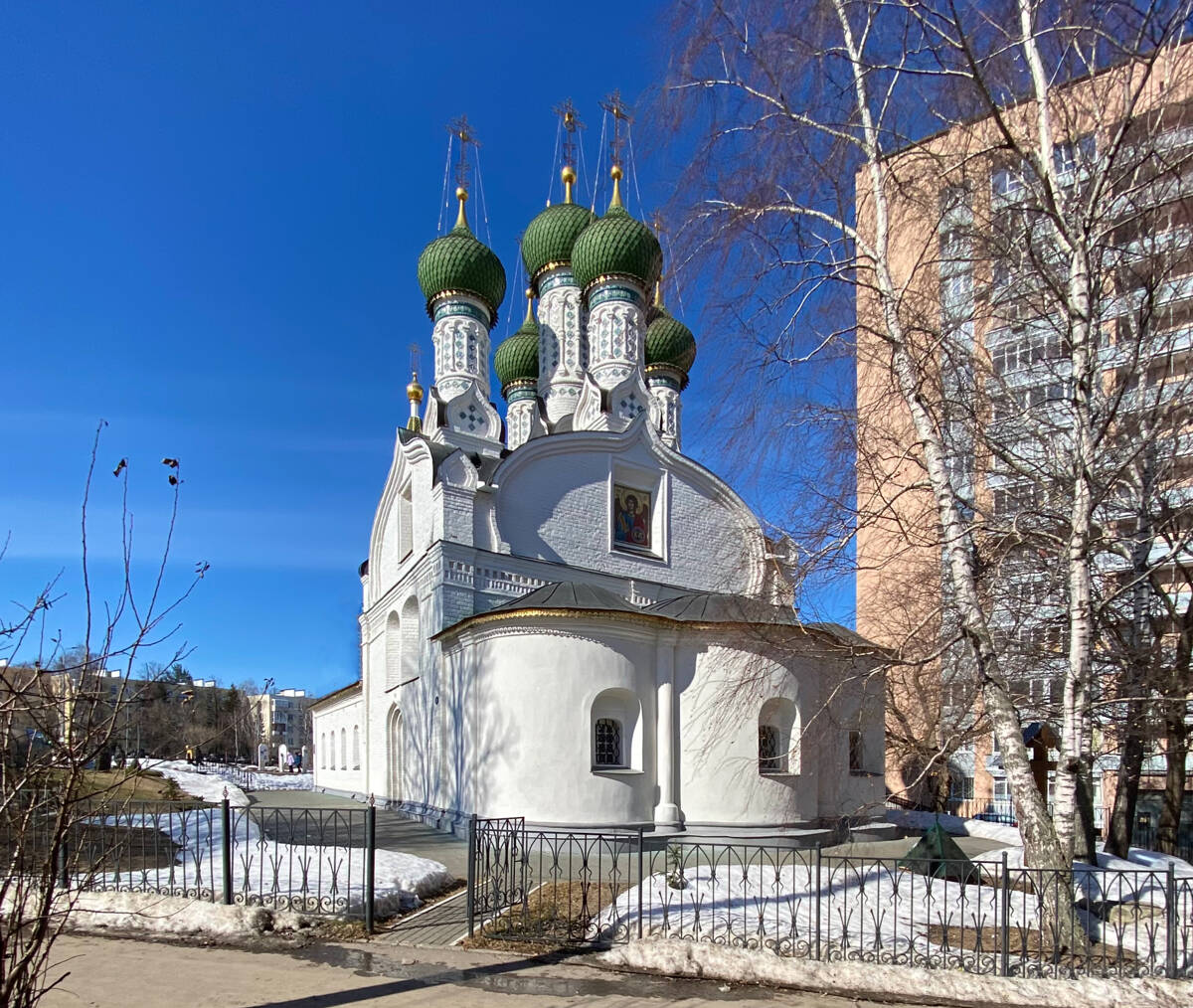 Церковь Успения Пресвятой Богородицы на Ильинской горе, Нижегородский район (Нижний Новгород, город, Нижегородская область). фасады, Вид с востока