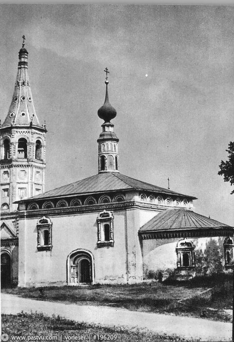Церковь Николая Чудотворца, Суздаль (Суздальский район, Владимирская область). архивная фотография,  Фото с сайта pastvu.ru Фото 1965-69 гг.