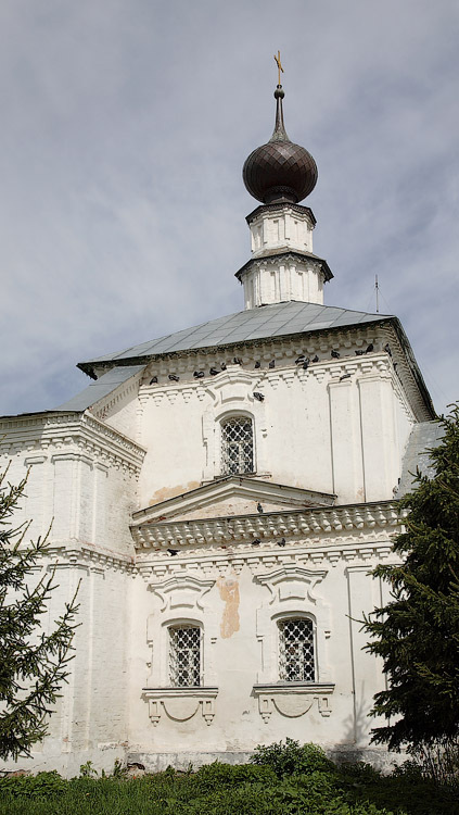 Суздаль. Церковь Николая Чудотворца (Кресто-Никольская). архитектурные детали