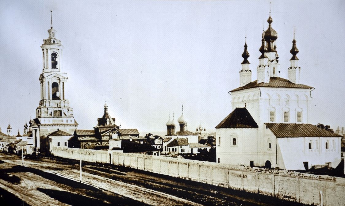 Ризоположенский женский монастырь, Суздаль (Суздальский район, Владимирская область). архивная фотография, фотоснимок с дореволюционной фотографии
