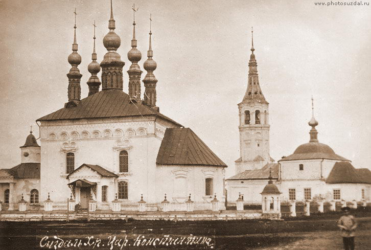 Суздаль. Церковь Константина и Елены. архивная фотография, Фото с сайта photosuzdal.ru Фото начала 20-го века.