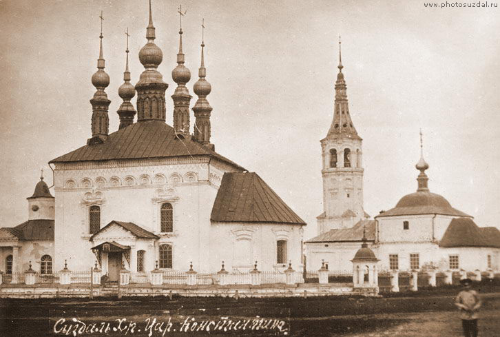 Церковь Константина и Елены, Суздаль (Суздальский район, Владимирская область). архивная фотография, Фото с сайта photosuzdal.ru Фото начала 20-го века.