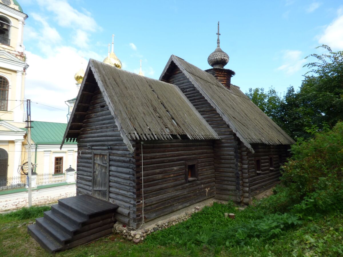 Церковь Михаила Архангела из деревни Антоново, Плёс (Приволжский район, Ивановская область). фасады, Общий вид с юго-запада