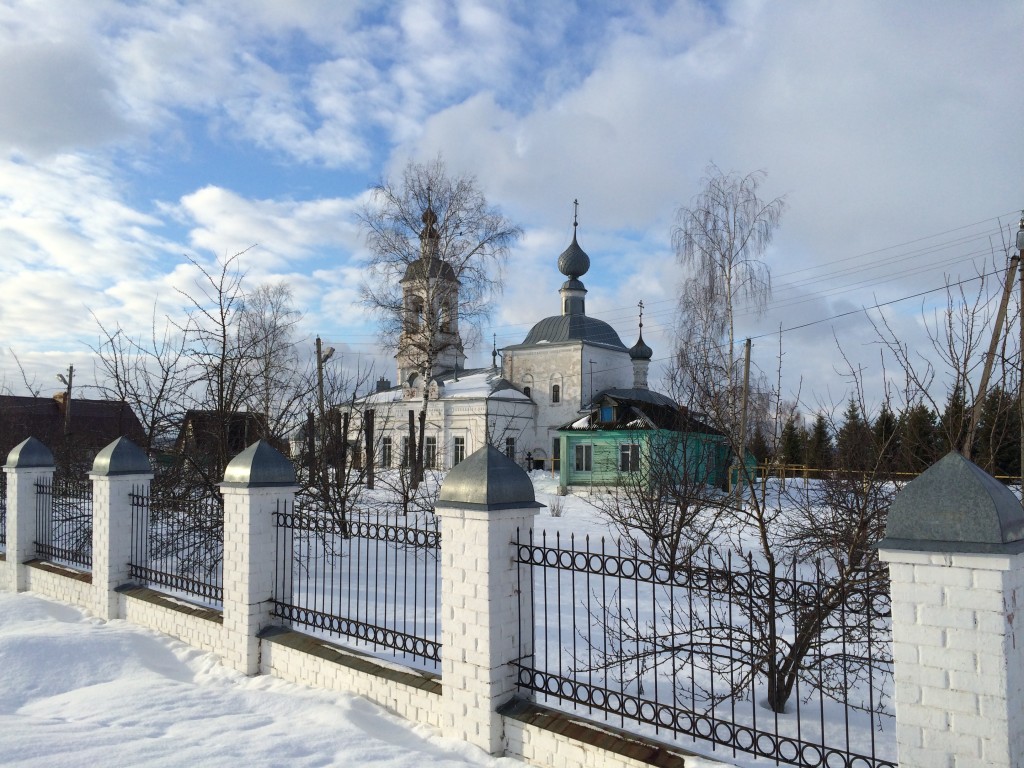 Церковь Воскресения Словущего, Толпыгино (Приволжский район, Ивановская область). общий вид в ландшафте