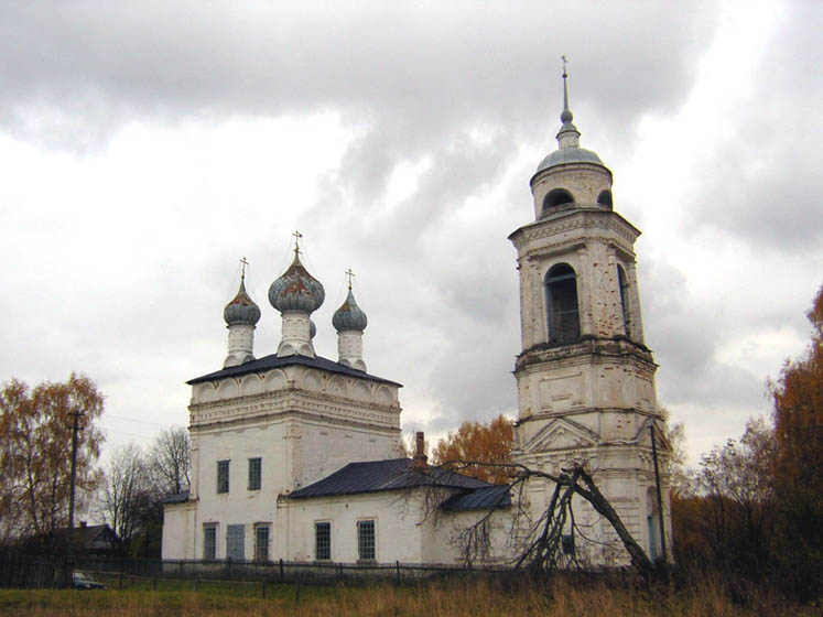 Спасское. Церковь Спаса Нерукотворного Образа. фасады