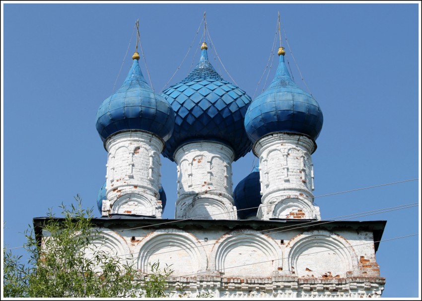 Церковь Спаса Нерукотворного Образа, Спасское (Приволжский район, Ивановская область). архитектурные детали