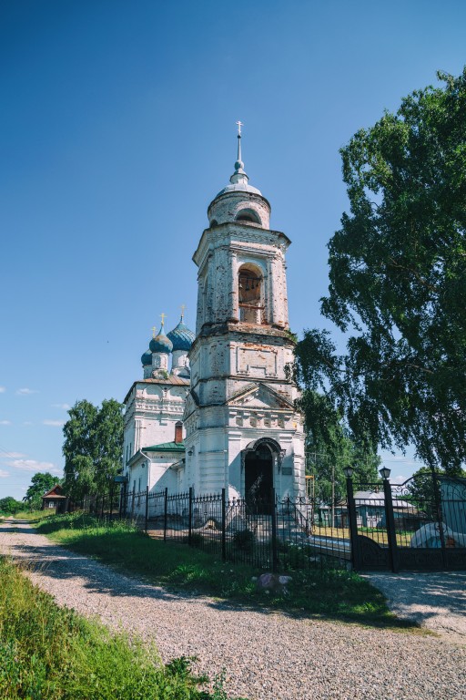 Церковь Спаса Нерукотворного Образа, Спасское (Приволжский район, Ивановская область). фасады