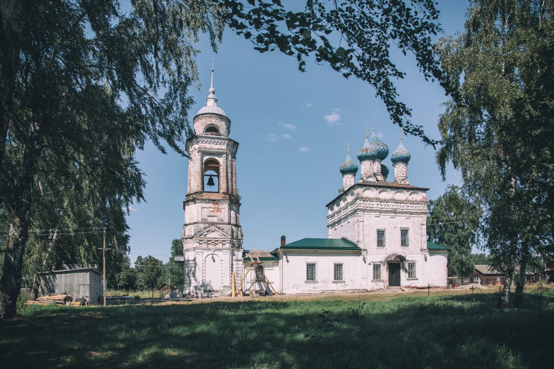 Церковь Спаса Нерукотворного Образа, Спасское (Приволжский район, Ивановская область). фасады