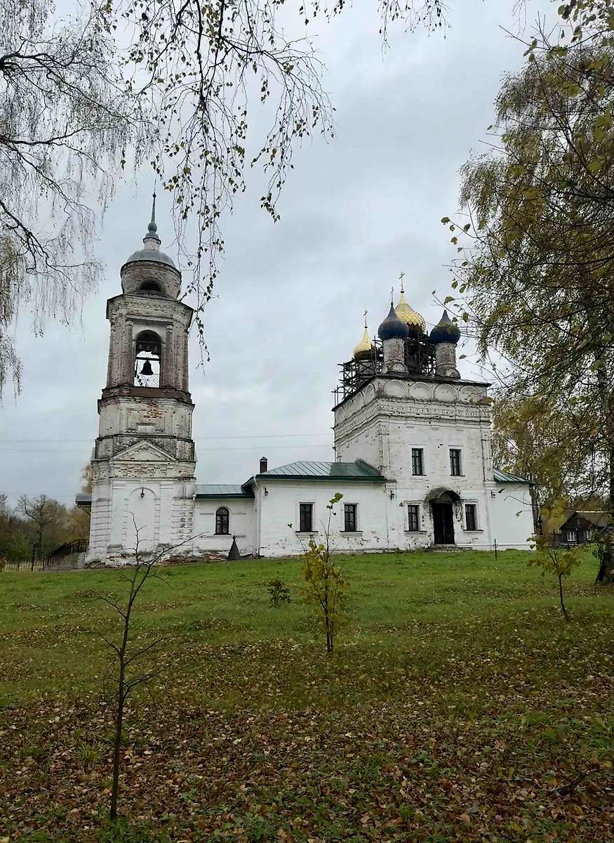 фасады. Церковь Спаса Нерукотворного Образа, Спасское (Приволжский район, Ивановская область)